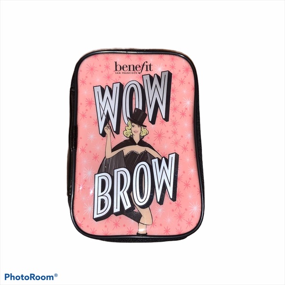 Benefit Wow Brow Zip Up Makeup Case - Picture 1 of 4
